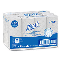 Scott(R) Small Core High Capacity Toilet Paper, 2-Ply, 1100 Sheets, 36 Rolls (47305)