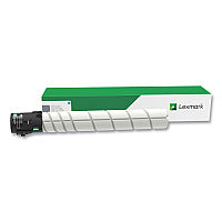 Lexmark 76C00C0 Toner, 18,500 Page-Yield, Cyan