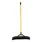 Rubbermaid Commercial Maximizer Push-to-Center Broom, 24", Polypropylene Bristles, Yellow/Black (2186280)