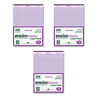 Roaring Spring Enviroshades Legal Notepads, 50 Orchid 8.5 x 11.75 Sheets, 72 Notepads/Carton (74140CS)