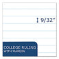Roaring Spring Loose Leaf Paper, 8 x 10.5, 3-Hole Punched, College Rule, White, 150 Sheets/Pack, 24 Packs/Carton (20051CS)