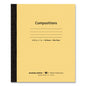 Roaring Spring Flexible Cover Composition Notebook, Wide/Legal Rule, Manila Cover, (48) 8.5 x 7 Sheets, 72/Carton (77308CS)