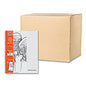 Roaring Spring Whitelines Notebook, Medium/College Rule, Gray/Orange Cover, (70) 8.5 x 11 Sheets, 12/Carton (17000CS)