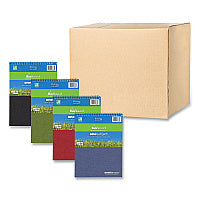 Roaring Spring Earthtones BioBased 1 Subject Notebook, Medium/College Rule, Assorted Covers, (70) 8.5 x 11.5 Sheets, 24/Carton (13363CS)