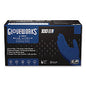 GloveWorks by AMMEX Heavy-Duty Industrial Nitrile Gloves, Powder-Free, Medium, 6 mil Thick, 9.5" Long, Royal Blue, 100/Box, 10 Boxes/Carton (GWRBN44100)