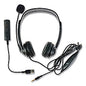 Spracht ZuM3500 Binaural Over The Head USB Headset, Black