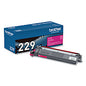 Brother TN229M Toner, 1,200 Page-Yield, Magenta