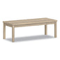 HON 80000 Series Laminate Occasional Coffee Table, Rectangular, 48w x 20d x 16h, Kingswood Walnut (80191LKI1)