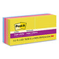 Post-it Pads in Summer Joy Collection Colors, 1.88" x 1.88", 90 Sheets/Pad, 8 Pads/Pack (6228SSJOY)