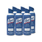 LYSOL Air Sanitizer Spray, White Linen, 10 oz Aerosol Spray, 6/Carton (99351CT)
