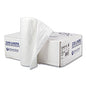 Inteplast Group High-Density Commercial Can Liners, 60 gal, 14 mic, 38" x 60", Clear, Interleaved Roll, 25 Bags/Roll, 8 Rolls/Carton (S386014N)