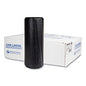Inteplast Group High-Density Commercial Can Liners, 60 gal, 22 mic, 38" x 60", Black, Interleaved Roll, 25 Bags/Roll, 6 Rolls/Carton (S386022K)