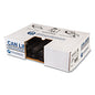 Inteplast Group High-Density Commercial Can Liners, 45 gal, 12 mic, 40" x 48", Black, Interleaved Roll, 25 Bags/Roll, 10 Rolls/Carton (S404812K)