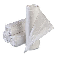 Inteplast Group High-Density Commercial Can Liner Value Pack, 33 gal, 10 mic, 33" x 39", Clear, Interleaved Roll, 25 Bags/Roll, 20 Rolls/CT (VALH3340N11)