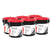 WypAll Power Clean ProScrub Pre-Saturated Wipes, 9.5 x 12, Citrus Scent, Green, 75/Bucket, 6 Buckets/Carton (91371CT)