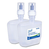 Scott Essential Green Certified Foam Skin Cleanser Refill, Unscented, 1,200 mL, 2/Carton (91591)