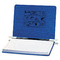 Acco PRESSTEX Covers with Storage Hooks, 2 Posts, 6" Capacity, 12 x 8.5, Dark Blue (54133)