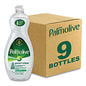 Palmolive Pure + Clear Dishwashing Liquid, Unscented, 32.5 oz Bottle, 9/Carton (US04272CT)