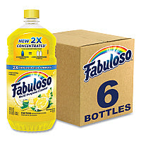 Fabuloso(R) Multi-Use Cleaner, Lemon Scent, 56 oz, 6 Bottles (MX06157CT)