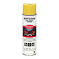 Rust-Oleum Industrial Choice Precision Line Marking Paint, Flat High-Visibility Yellow, 17 oz Aerosol Can, 12/Carton (203034CT)