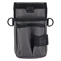 ergodyne Arsenal 5568 Belt Loop Tool Pouch with Device Holster, 4 Compartments, 5 x 2 x 8.5, Polyester, Gray (13668)