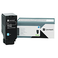 Lexmark 71C1XC0 Return Program Toner Cartridge, 12,500 Page-Yield, Cyan
