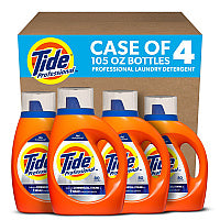 Tide(R) Professional Liquid Laundry Detergent, 105 oz., 4 Pour Bottles (14116)