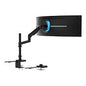 Mount-It! ProFlex Desk Mount for Monitor with Pole - Matte Black