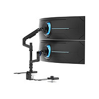 Mount-It! ProFlex Desk Dual Stacking Monitor Mount for Ultrawide Monitors -