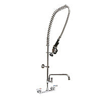 BK Resources WorkForce Prerinse Add-A-Faucet, 4.62" Height/12" Reach, Chrome (VSMPRAF12M)