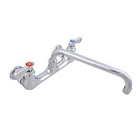 BK Resources WorkForce Standard Duty Faucet, 4.62" Height/12" Reach, Chrome-Plated Brass (BKF8W12M)