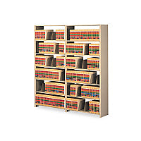 Tennsco Snap-Together Steel Seven-Shelf Closed Starter Set, 48w x 12d x 88h, Sand (128848PCSD)