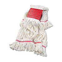 Boardwalk(R) Super Loop Wet Mop Head, Cotton/Synthetic, Large, White (BWK503WHEA)
