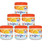 Bright Air Super Odor Eliminator, Mandarin Orange and Fresh Lemon, 14 oz Jar, 6/Carton (900013CT)