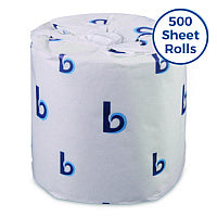Boardwalk(R) Standard Toilet Paper, 2-Ply, 500 Sheets, 96 Rolls (BWK6145)