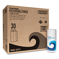 Boardwalk(R) Kitchen Paper Towels, 2-Ply, 85 Sheet Roll, 30 Rolls (BWK6272)
