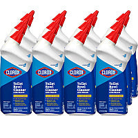 Clorox Toilet Bowl Cleaner with Bleach, Fresh Scent, 24 oz Bottle, 12/Carton (00031CT)