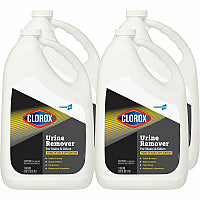 CloroxPro Urine Remover for Stains and Odors, 128 oz Refill Bottle, 4/Carton (31351CT)