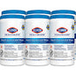 Clorox Healthcare Bleach Germicidal Wipes, 6" x 5", 150 Count Canister, Pack of 6 (35309CT)