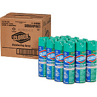 Clorox Disinfecting Spray, Fresh, 19 oz Aerosol Spray, 12/Carton (38504CT)