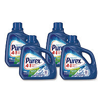 Purex(R) Liquid Laundry Detergent, Mountain Breeze, 4 Bottles (05016CT)