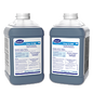 Diversey Virex II 256 Disinfectant Cleaner Concentrate - 84.5 fl oz (2.6 quart) - Minty Scent - Deodorize, Non-porous, Deodorant - Blue - 2 / Carton (04329)