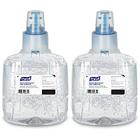 PURELL Advanced Hand Sanitizer Green Certified Gel Refill, For LTX-12 Dispensers, 1,200 mL, Fragrance-Free, 2/Carton (190302CT)