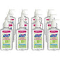 PURELL(R) Hand Sanitizer Gel Fragrance-free Scent - 12 fl oz - Pump Bottle Dispenser - Kill Germs - Clear - 12 / Carton (369112CT)