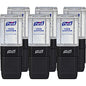 PURELL ES1 Hand Sanitizer Dispenser Starter Kit, 450 mL, 3.12 x 5.88 x 5.81, Graphite, 6/Carton (4424D6CT)