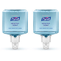 PURELL HEALTHY SOAP Gentle and Free Foam Refill, For ES4 Dispensers, Fragrance-Free, 1,200 mL, 2/Carton (507202)