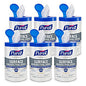 PURELL Professional Surface Disinfecting Wipes, 1-Ply, 7 x 8, Fresh Citrus, White, 110/Canister, 6 Canisters/Carton (934206CT)