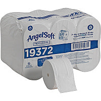Compact(R) Coreless Standard Toilet Paper, 2-Ply, 1125 Sheets, 18 Rolls (19372)