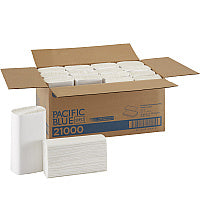 Pacific Blue(R) Select Multifold Paper Towels, 2-Ply, White, 2000 Towels (21000)