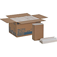 Pacific Blue(TM) Basic C-Fold Paper Towels, 1-Ply, White, 2400 Towels (25190)
